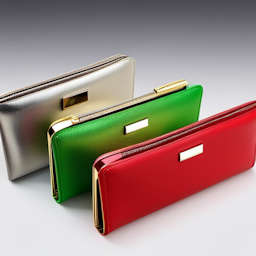 wallet(silver,Green,Red)